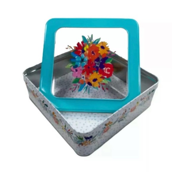 The Pioneer Woman Birthday Floral container - Picture 1 of 4